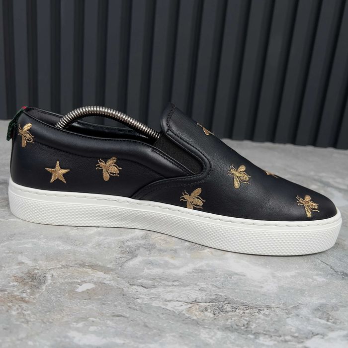Gucci dublin bees stars slipon чоловічі сліпони кеди мокасини 42.5 EUR