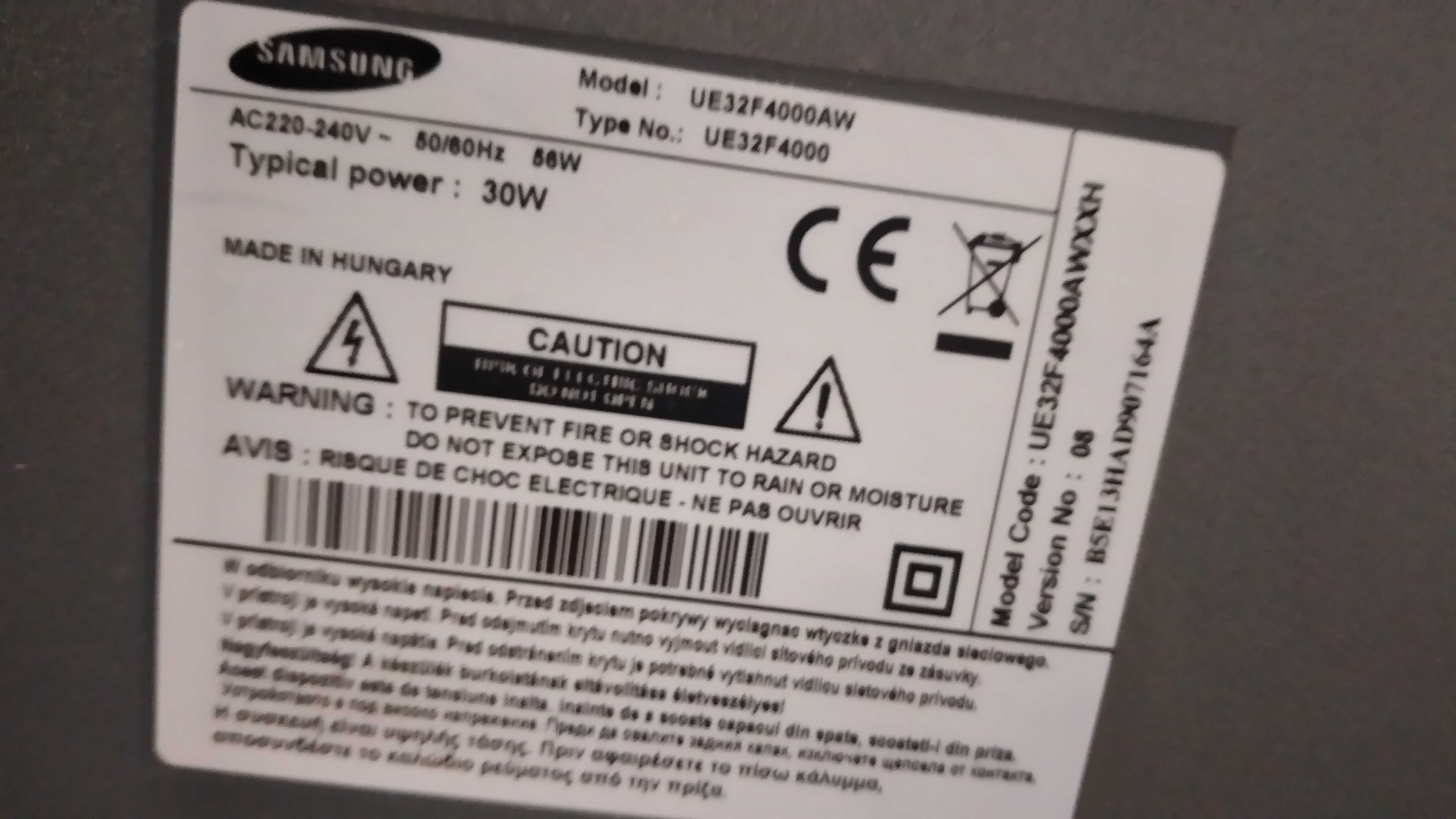 Telewizor Samsung 32 cale plus dekoder