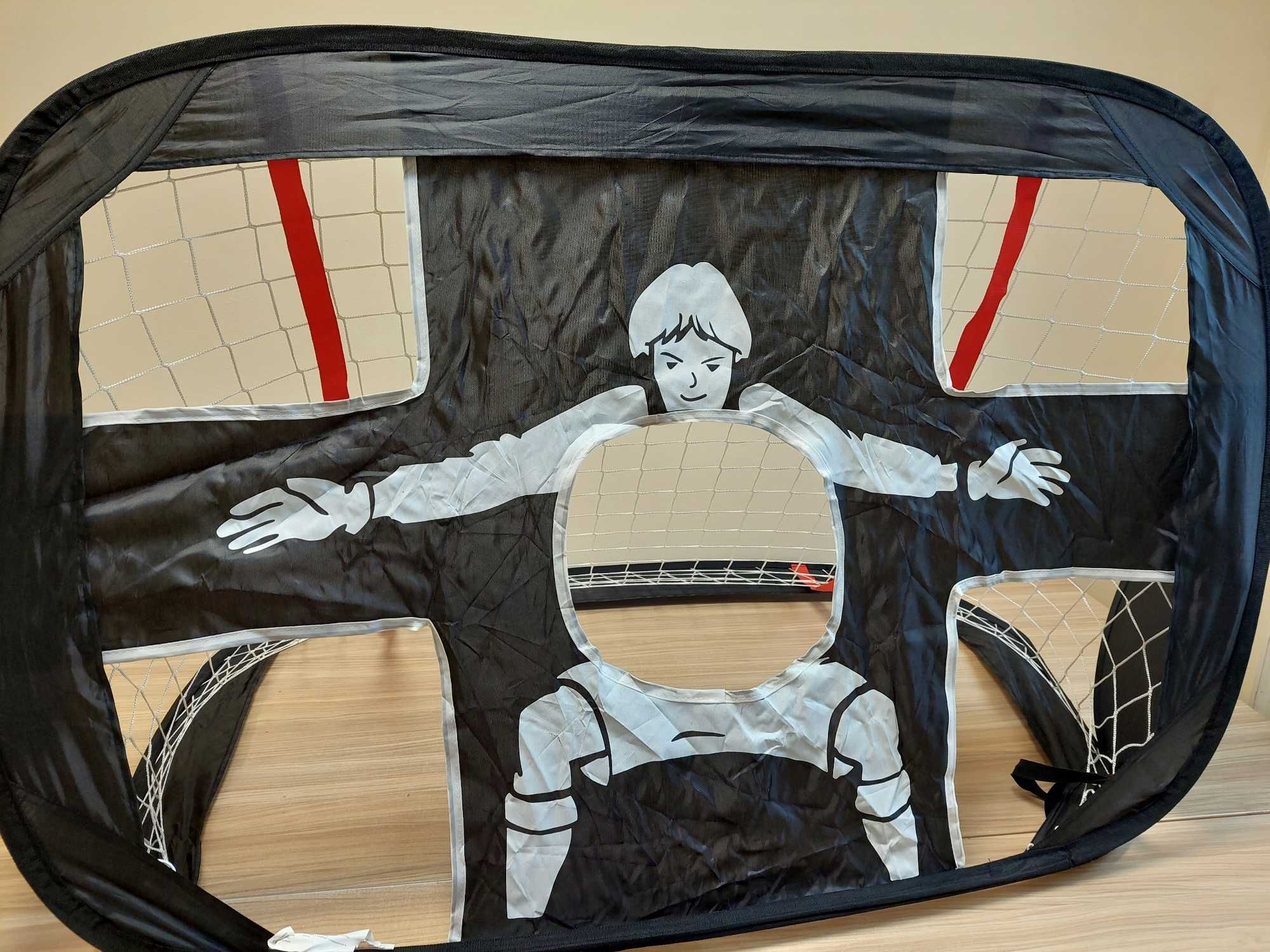 VOUNOT Bramki do piłki nożnej dla dzieci, 2w1, 120 x 80 cm bramka A