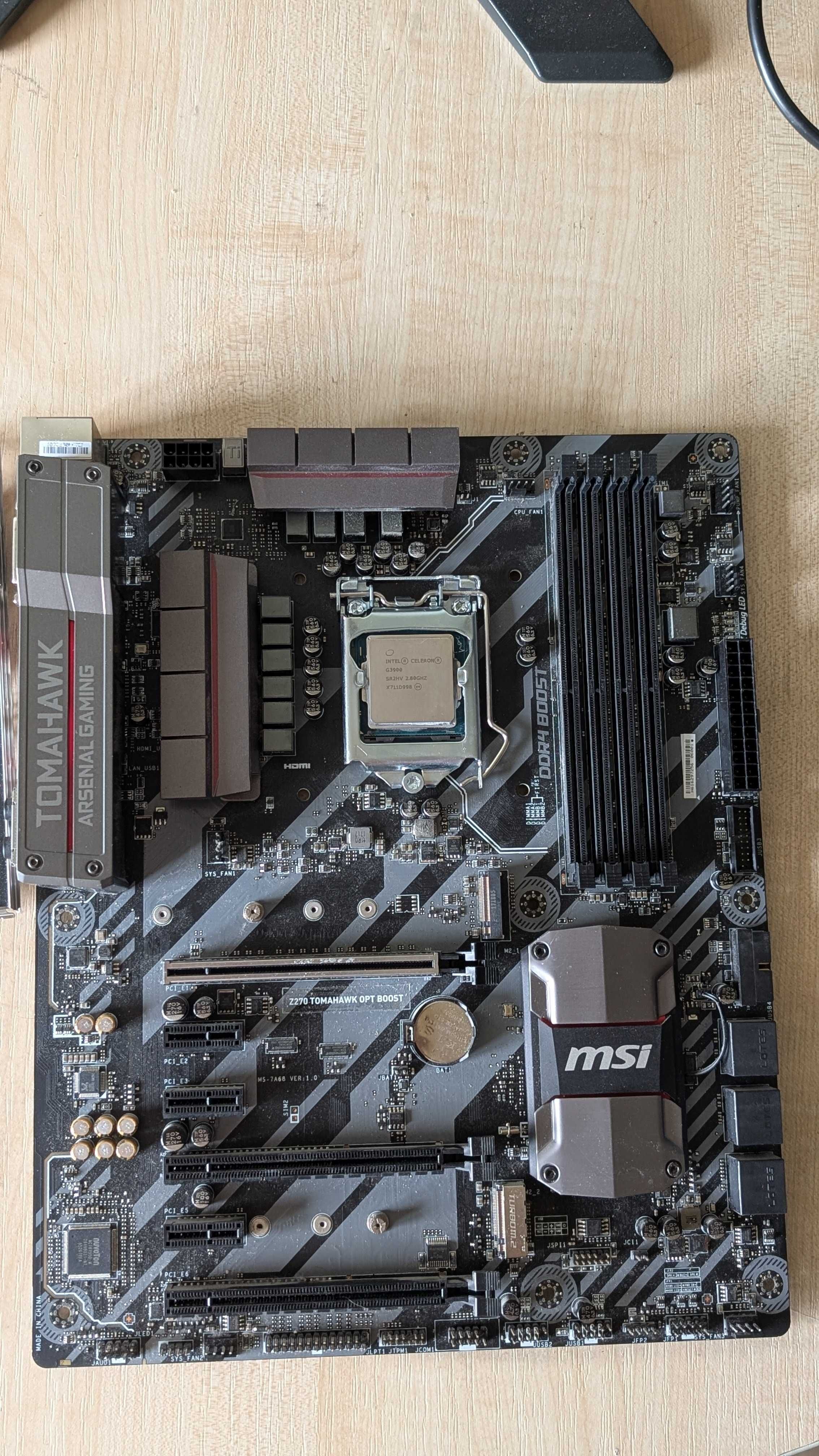 Материнська плата MSI Z270 Tomahawk OPT Boost з ньюансом