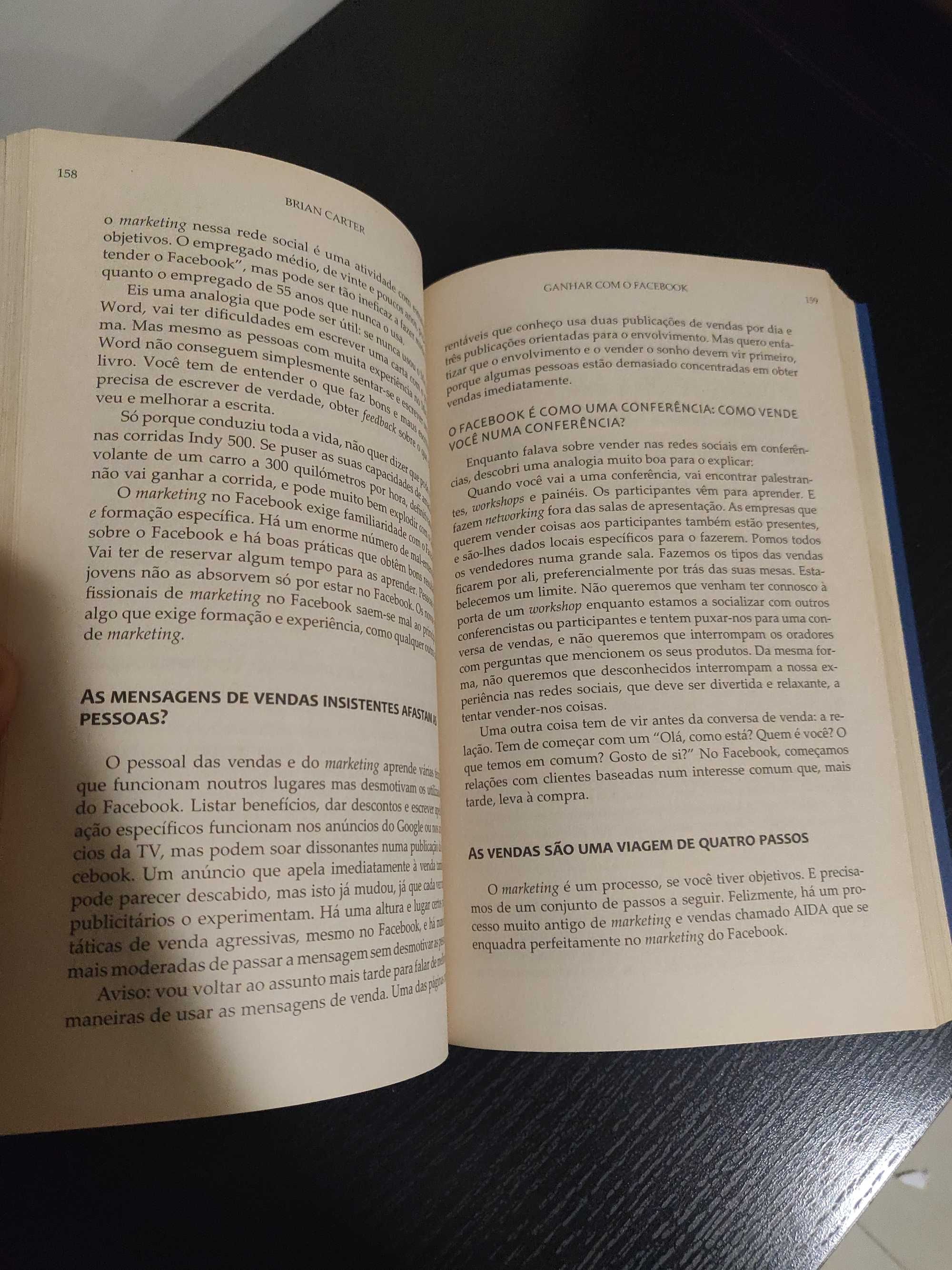 livro "Ganhar com o Facebook"