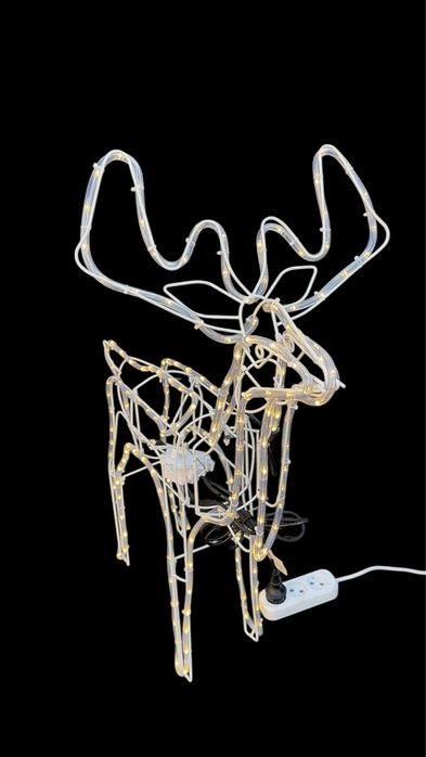 Світлодіодний олень тепло-білий Гірлянда новорічна