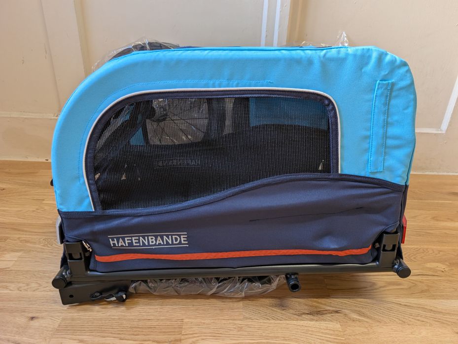 Hafenbande Przyczepka Rowerowa Cabby S dla psa 116x52x61cm do 20kg Zwr