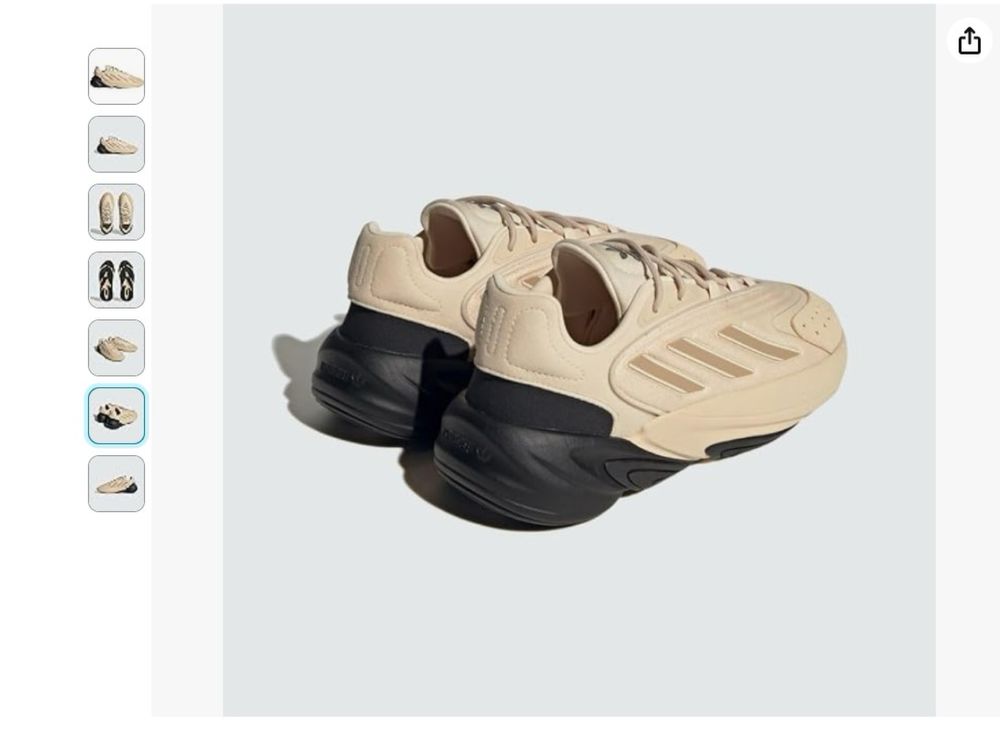 чоловічі кросівки ozelia adidas беж бежеві 43,5 us 9,5