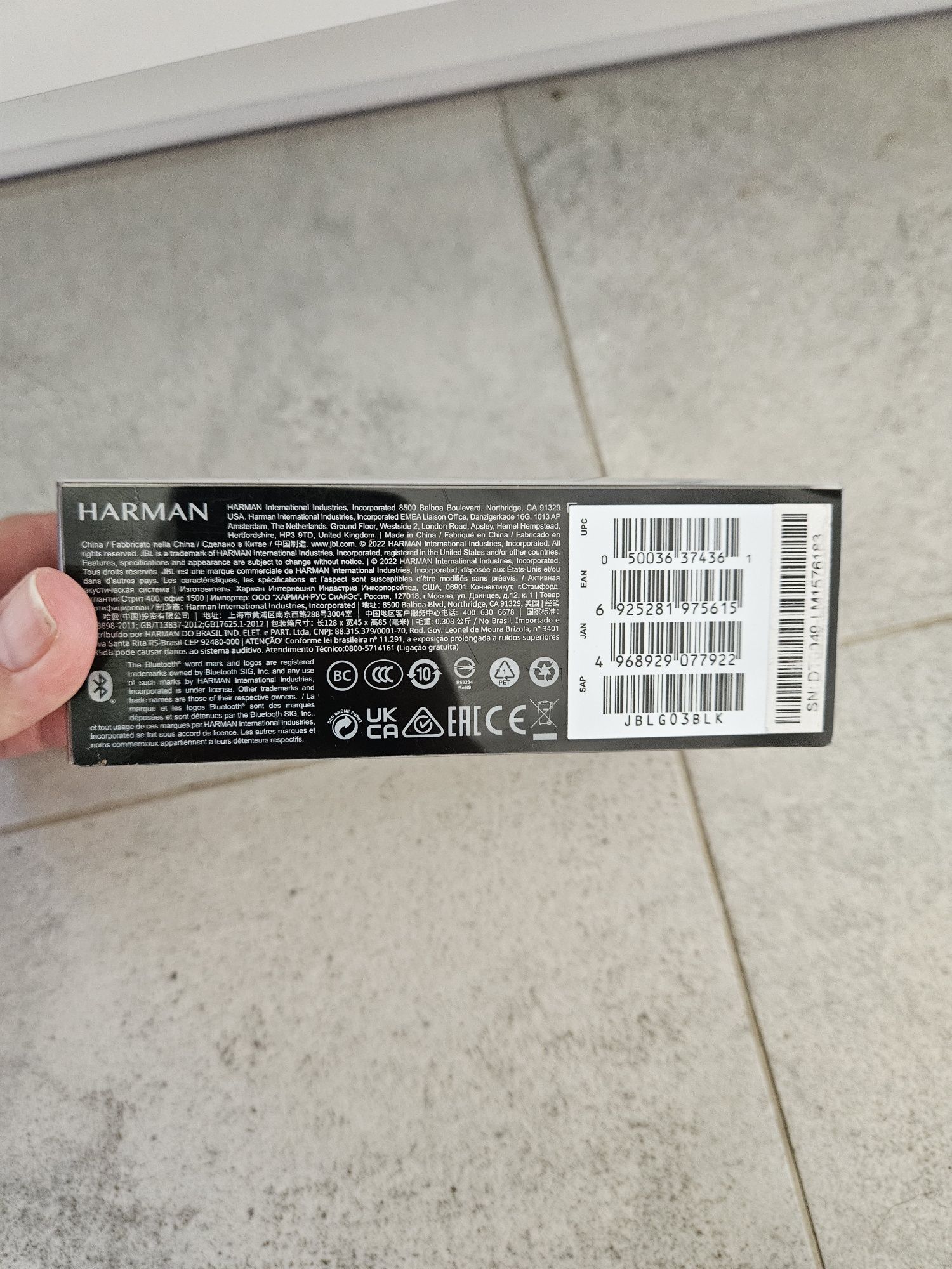 Głośnik JBL GO3 oryginalny czarny Wodoodporny przenośny bluetooth
