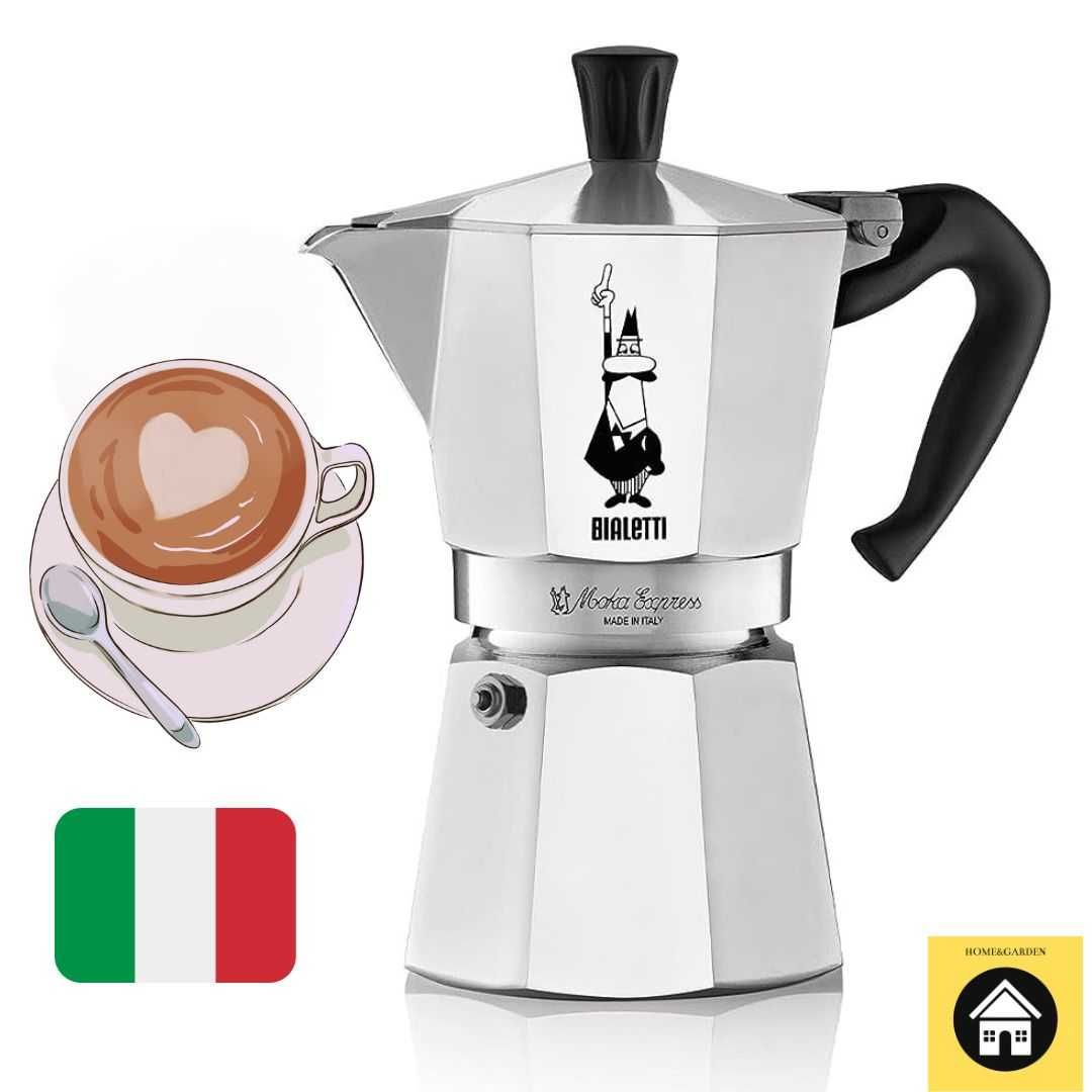 Kawiarka WŁOSKA JAKOŚĆ Bialetti Moka Express + 250g kawy GRATIS!