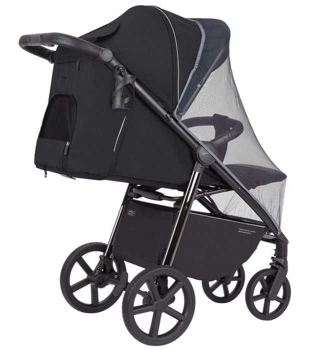 Carrello Bravo Plus 2024 Jet Black Wózek Spacerowy do 22 kg