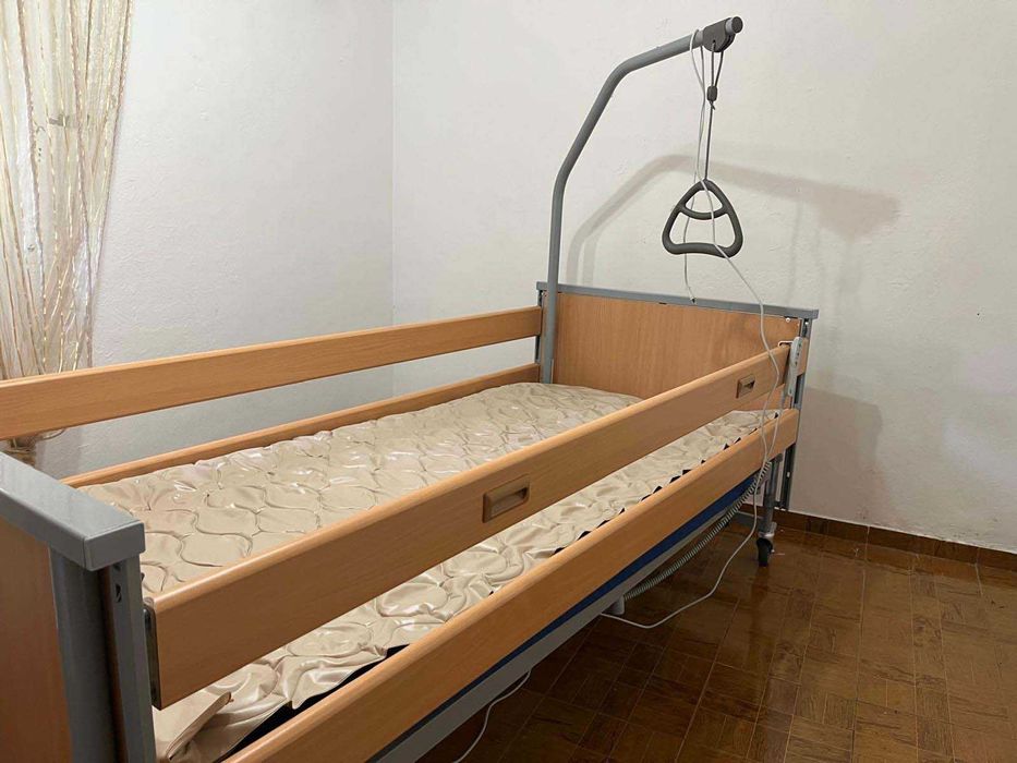 Cama Articulada|Colchão Viscoelástico e Anti-Escaras|Cadeira|Andarilho