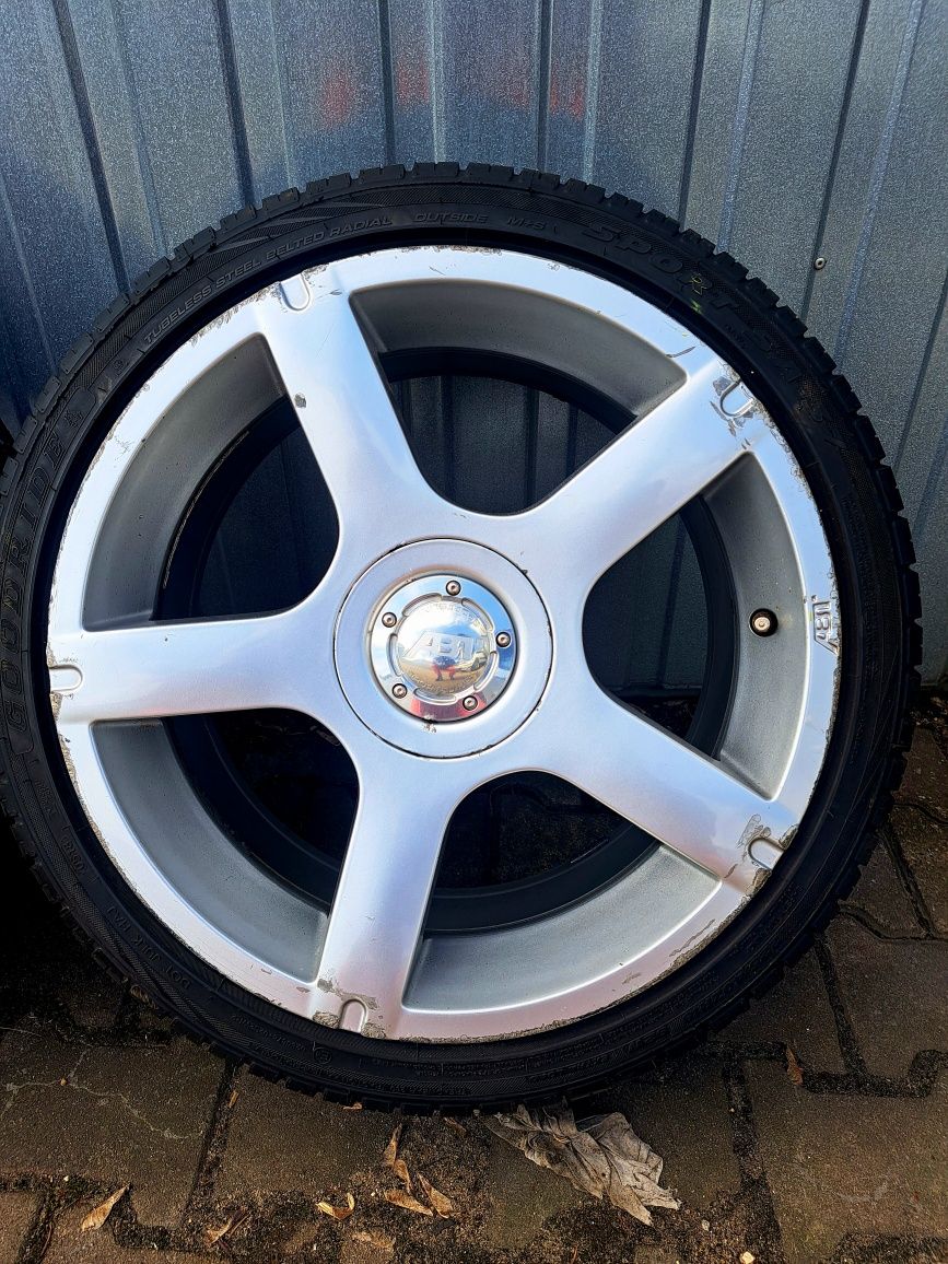 4 felgi BBS ABT 18 cali 5x112 z oponami 245/40/18