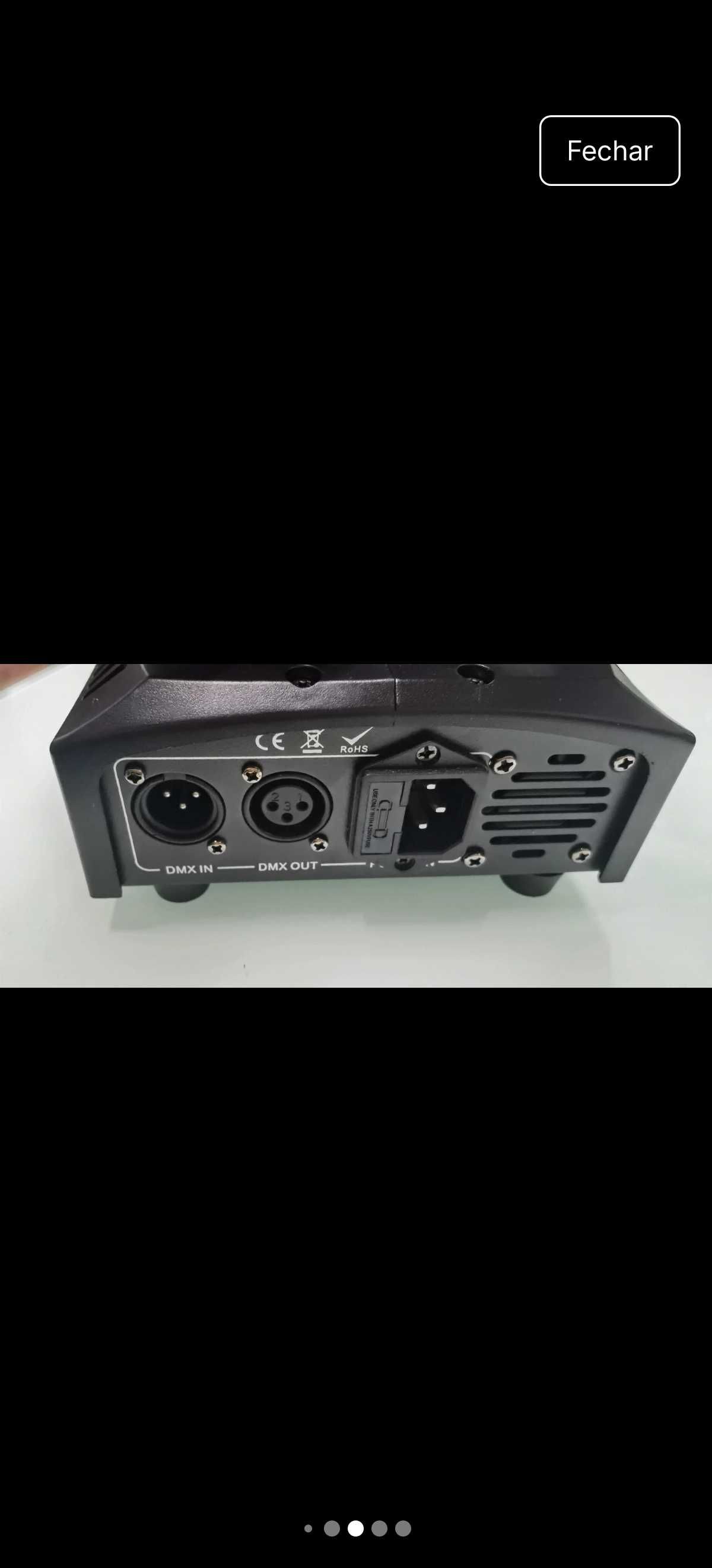 Cabeça dupla led dj