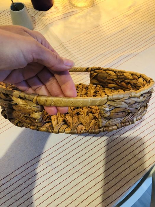 Taca koszyk stan idealny/ plus koszyk serwetnik / zestaw