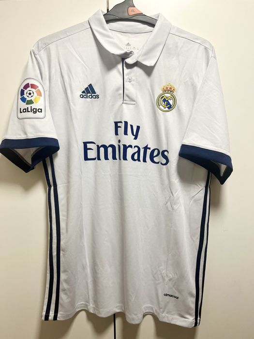 Koszulka Piłkarska Sergio Ramos 4 Real Madryt La Liga XL Retro Vintage