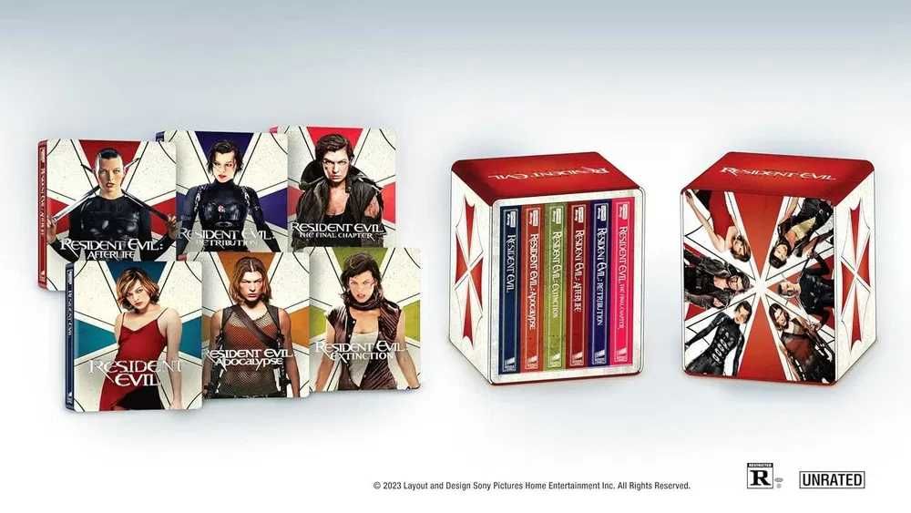 Steelbook 4K Ultra HD Blu-ray Обитель зла 1-6 (Resident Evil)