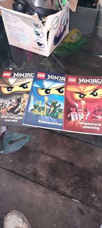 Lego ninjago ksiazki 3szt komplet