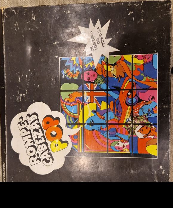 Conjunto puzzle de caixas de fósforos