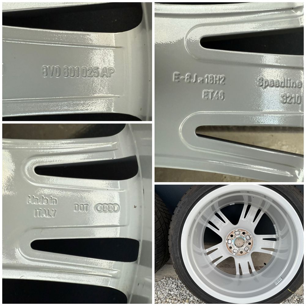 Felgi 18” Audi A3 S3 8v 225/40/18 zimowe opony 2024 !!