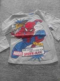 Bluzki koszulki z superbohaterami Spider-Man i Batman r.116