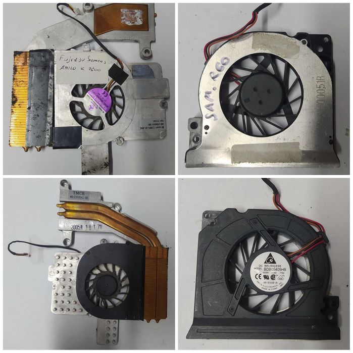 Радиаторы/Системы охлаждения/Вентиляторы к ноутбукам