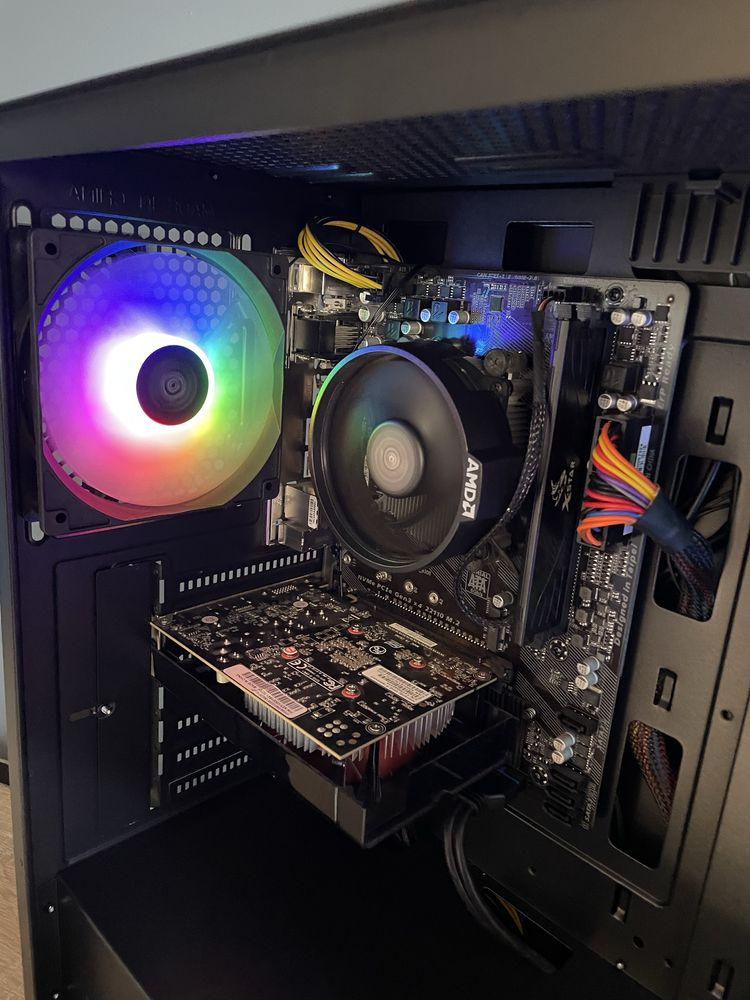 Komputer Do Gier i Nauki! RYZEN 5 GTX1050 SSD M2 256GB WIN10