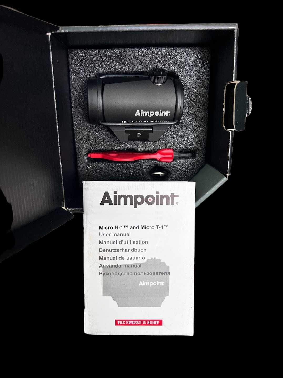 Коліматорний приціл Aimpoint Micro H-1 з точкою 2 MOA