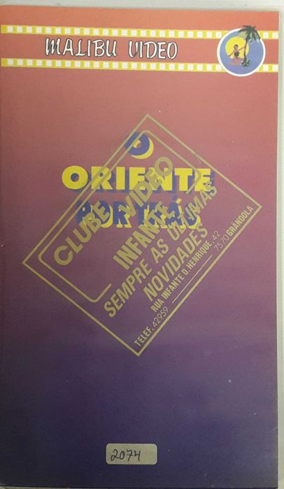 7° Pack de 8 filmes VHS