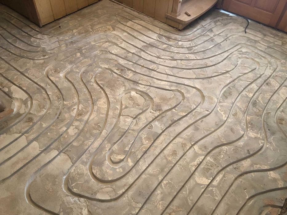 Frezowanie pod ogrzewanie podłogowe