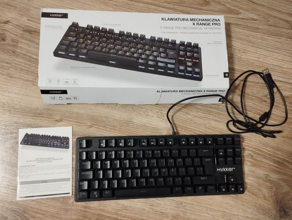 Klawiatura mechaniczna X Range Pro Hykker