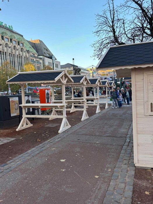 Drewniany Stragan Wiejski - Stół Wiejski Biesiadny - Gont PRODUCENT