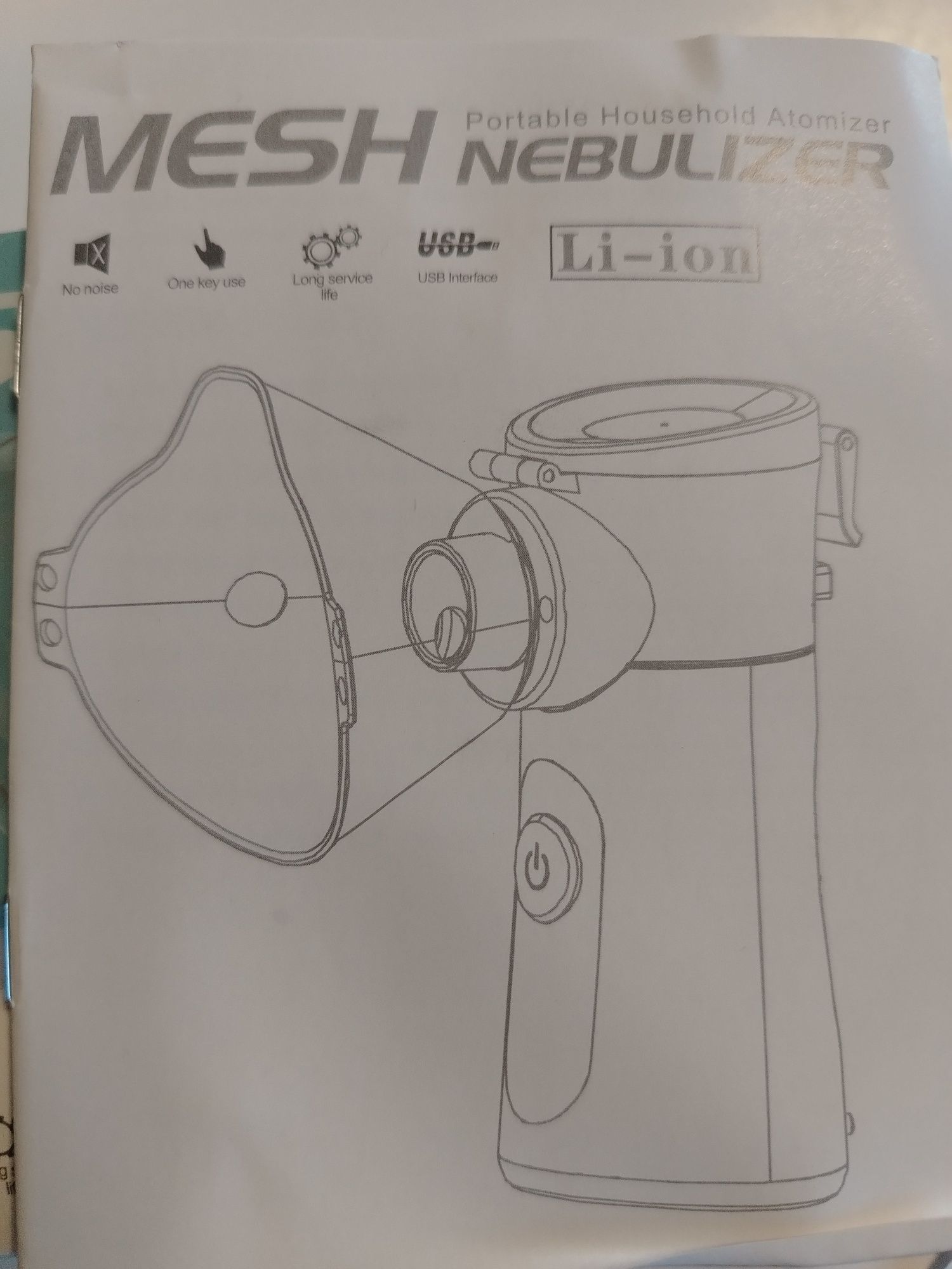 Certyfikowany Inhalator MESH Nebulizer Przenośny