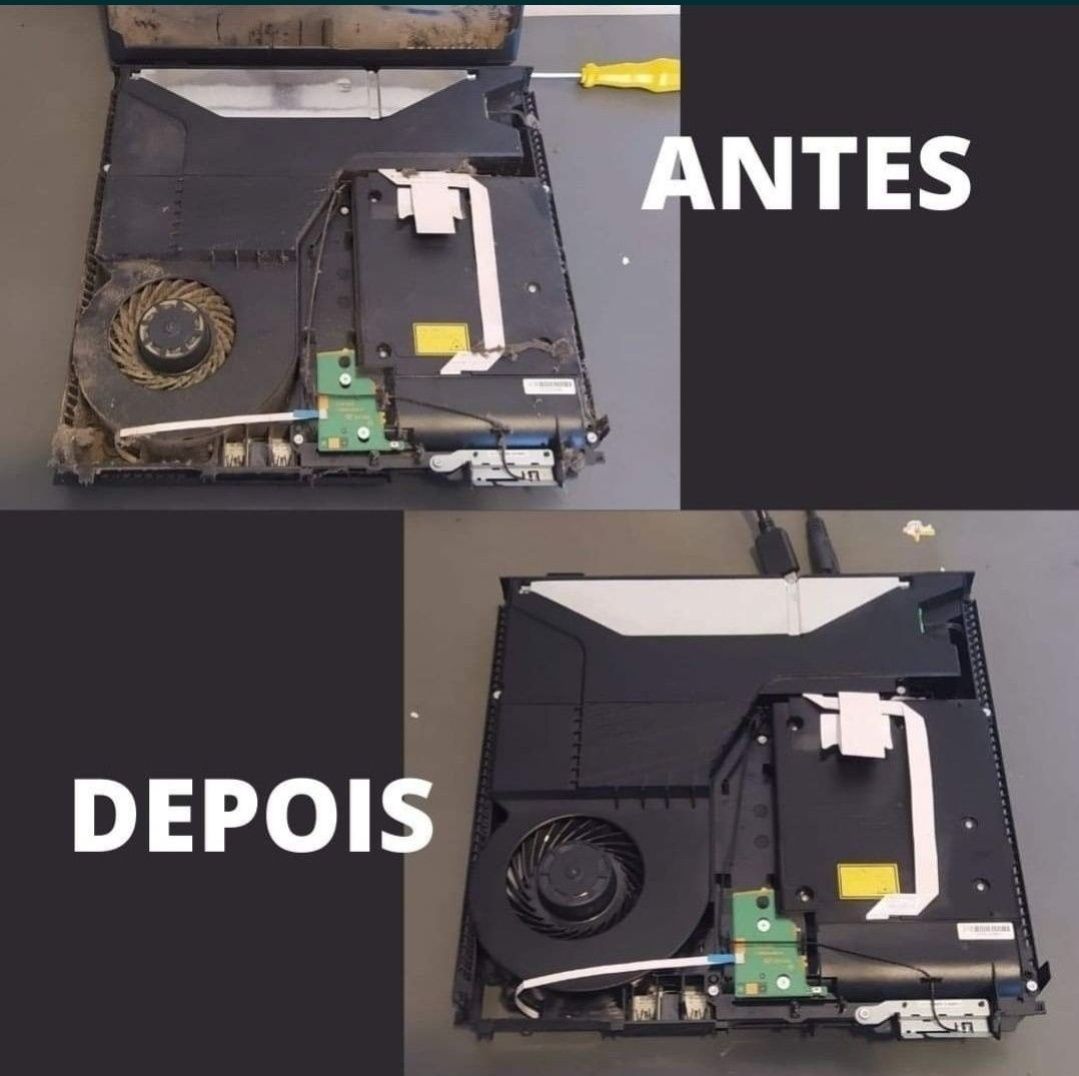 Serviço de reparações e limpeza de consolas