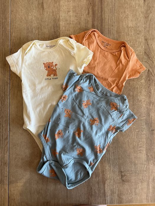 Komplet body na krótki rękaw 74