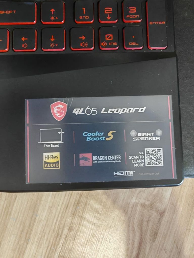 MSI GL65 Leopard 10SCXR – Gamingowy Potwór z Mocą i Stylem