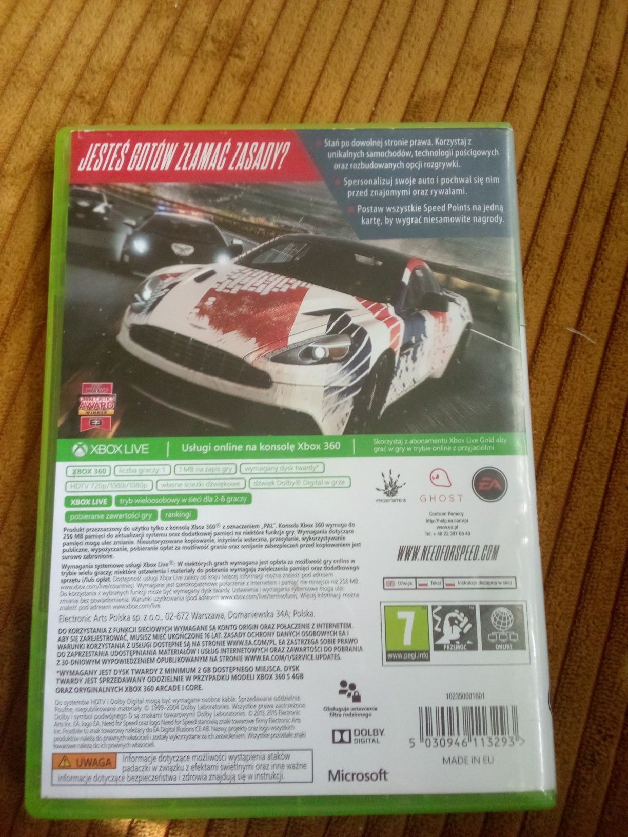 Gra Need for Speed Rivals Xbox 360 PL