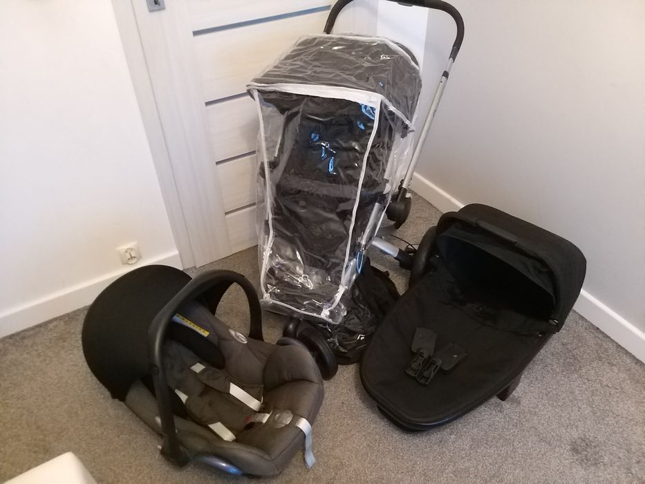 Quinny buzz 3w1 wózek nosidełko spacerówka gondola