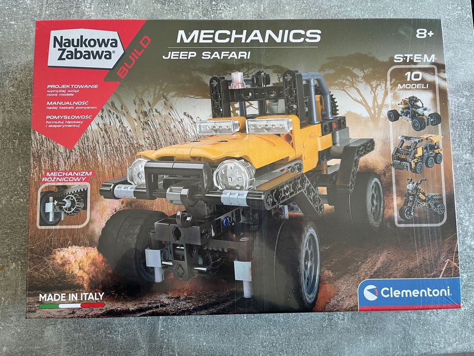 Klocki Mechanics Jeep Safari - Naukowa Zabawa Nowe !