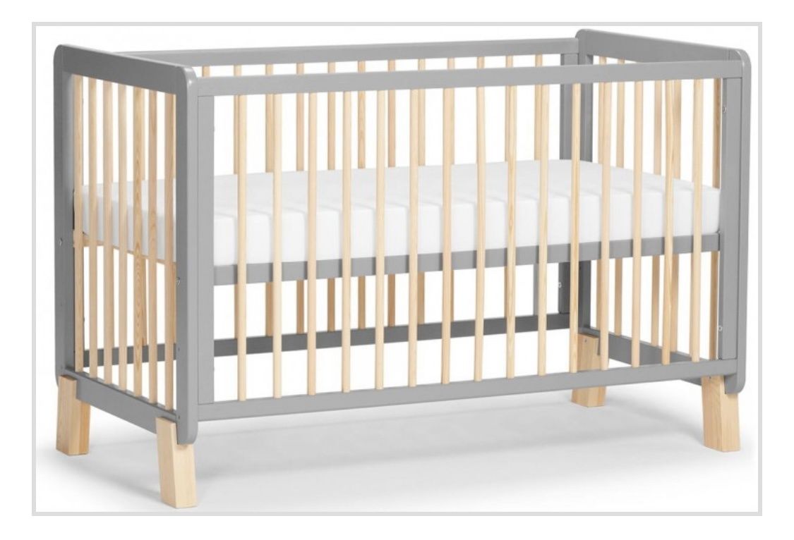 Kinderkraft дитяче ліжечко 2в1 LUNKY+матрац