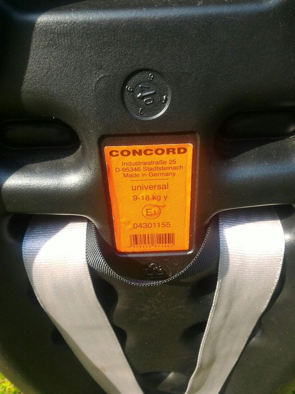 Fotelik Concord Trimax 9-18 kg