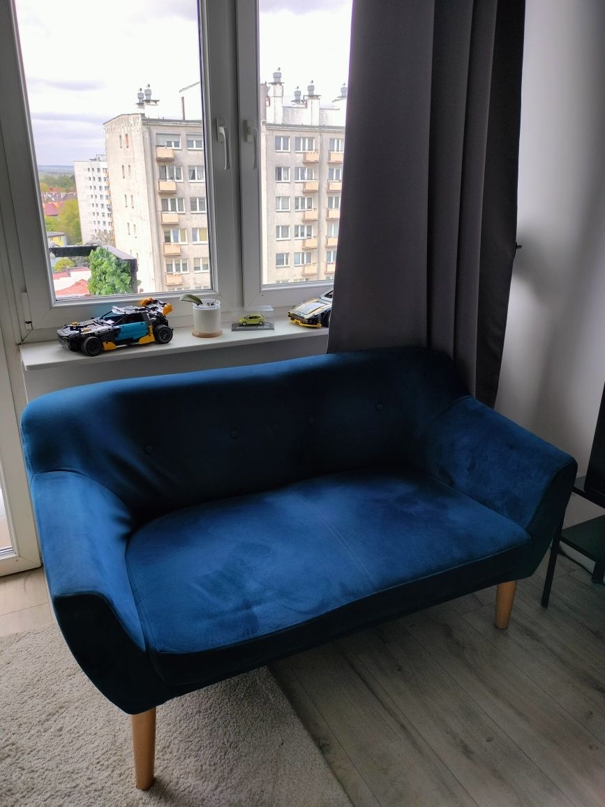 Sofa Bergen 2 Velvet Granatowa Signal Meble