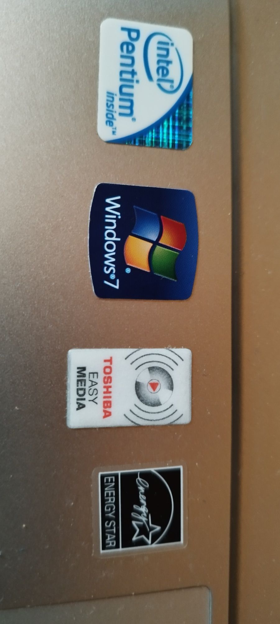 Toshiba Satellite Intel Pentium Windows 7