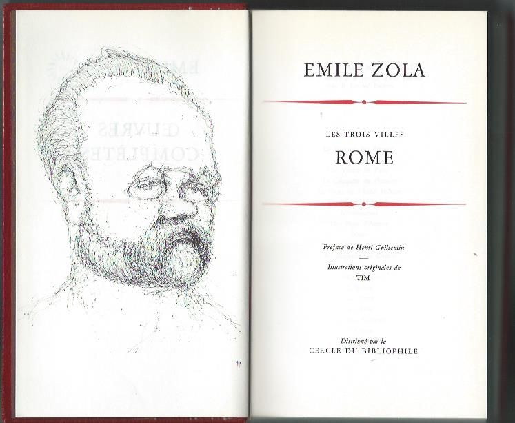 Les Trois Villes – Rome_Emile Zola_Cercle du Bibliophile