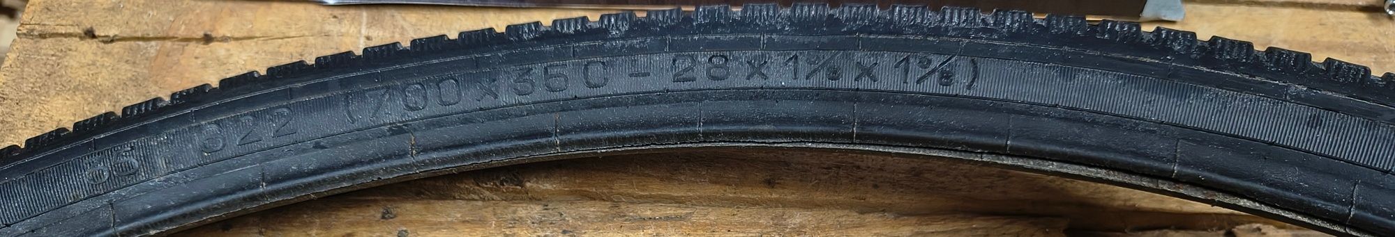 Pneu Michelin preto MADE IN FRANCE bicicleta urbana 700x35C / 35-622
