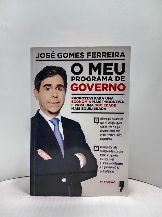 " O Meu Programa de Governo " - de José Gomes Ferreira