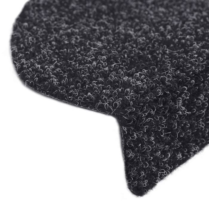 Vidaxl Samoprzylepne Nakładki Na Schody, 5 Szt., Czarne, 65X21X4 Cm
