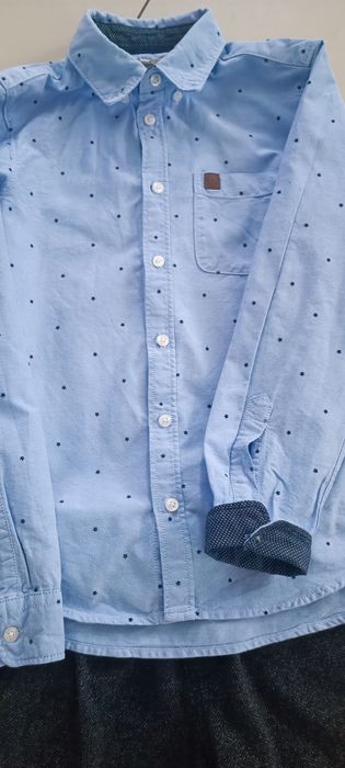 Zestaw koszula 134 i spodnie 128