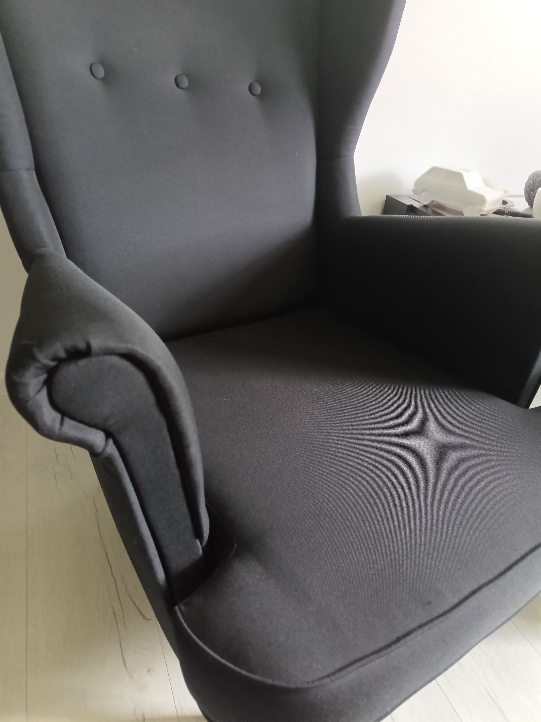 Fotel duży XXL czarny