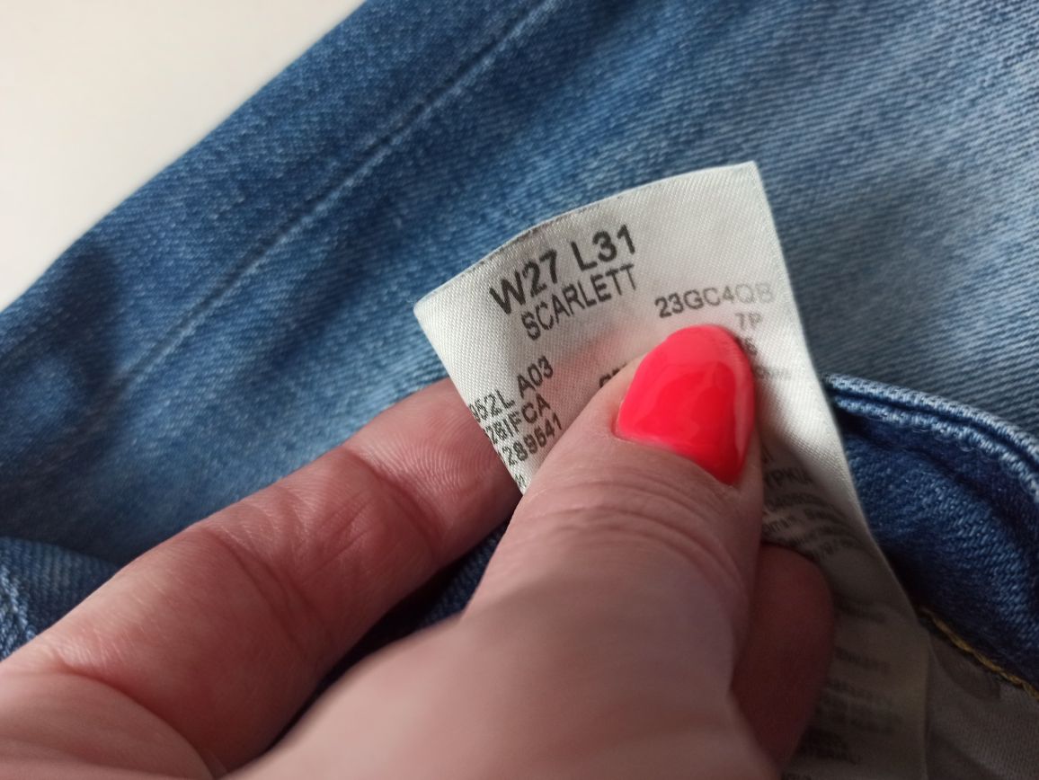 Jeansy skinny Lee Scarlett W 27 L 31