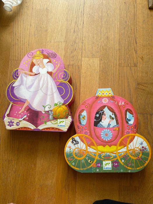 Пазли Djeco Попелюшка ,Карета Ельзи
