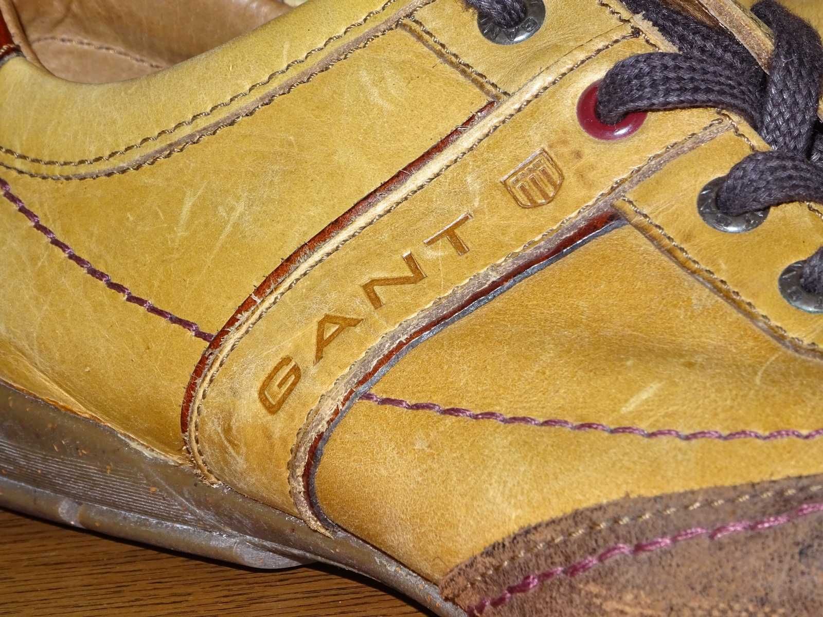 Новые мужские кожаные спортивные туфли Gant