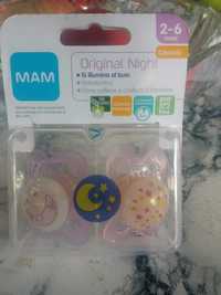 Mam Original Night 2x smoczek 2-6m