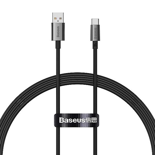 Kabel Baseus Superior Series USB-A / USB-C 100W 1m - czarny